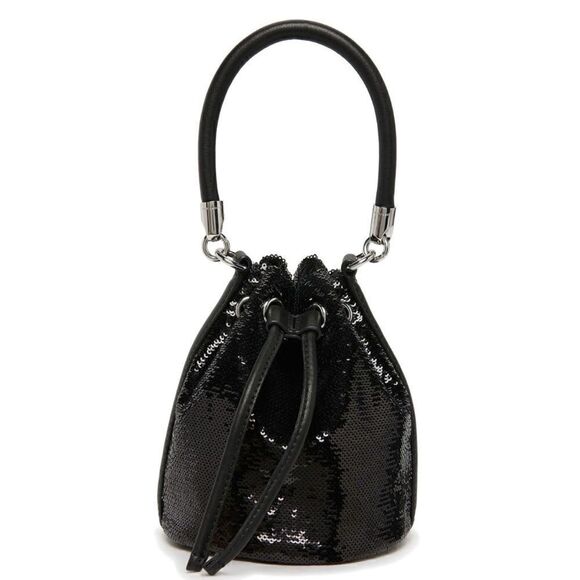Marc Jacobs The‎ Micro Sequin Bucket Bag, BLACK - Picture 14 of 16